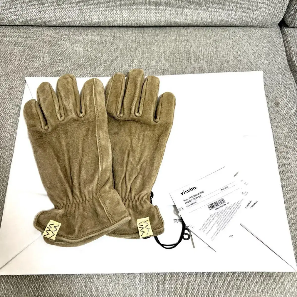 visvim 비즈빔 24aw SUEDE GLOVE 글로브